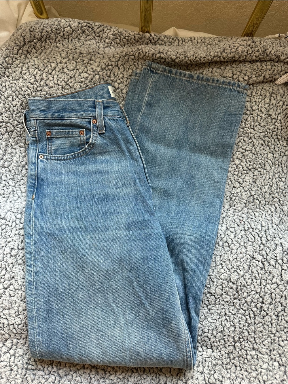 Denim Forum High-Rise Blue Denim Women's Jeans